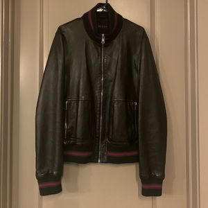 Gucci Men’s Leather Jacket